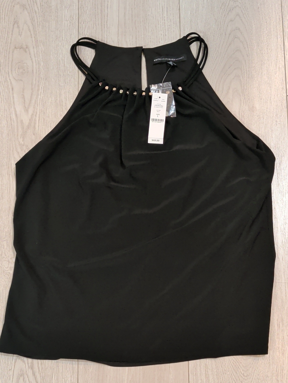 Retail $68 New White House Black Market Black Top